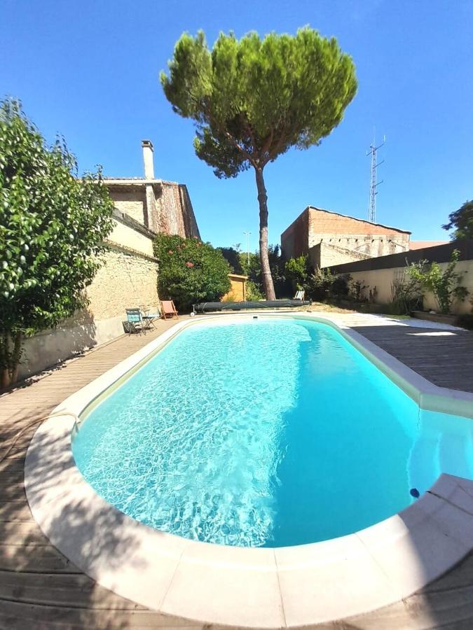 La Pause Sous Le Pin B&B Chambres D'Hotes Capestang Exterior foto
